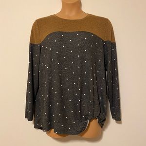 Maurices polka dot top